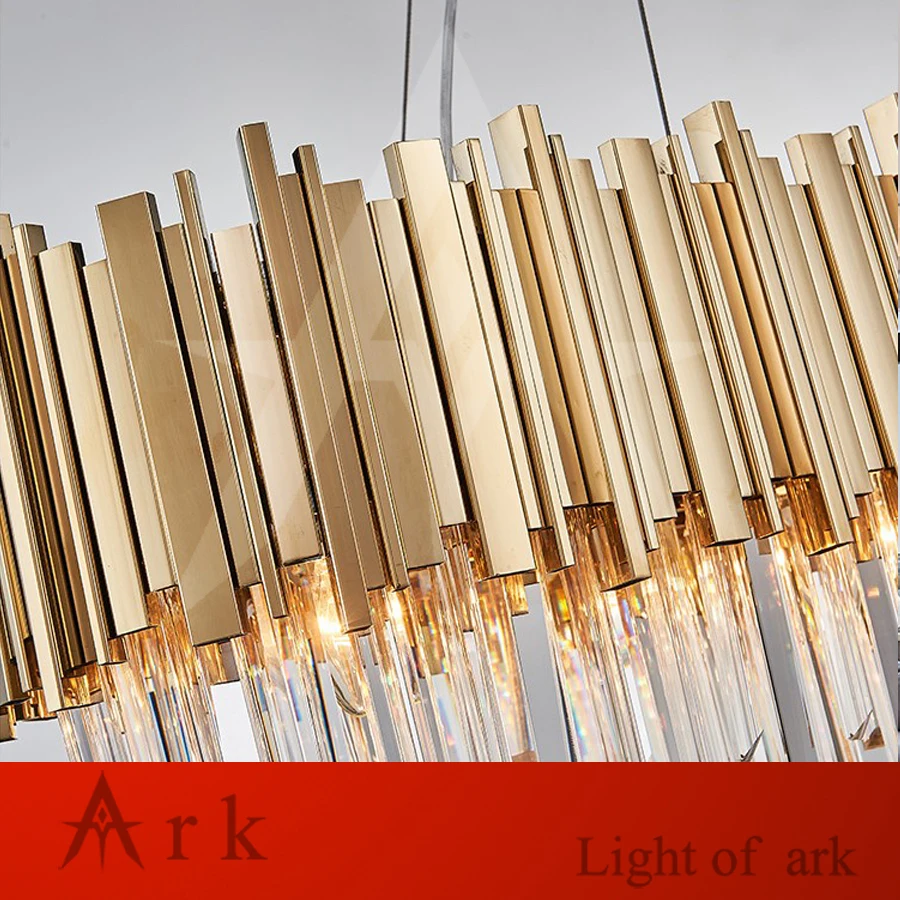 Современные хрустальные светодиодные люстры для жизни овальные роскошные