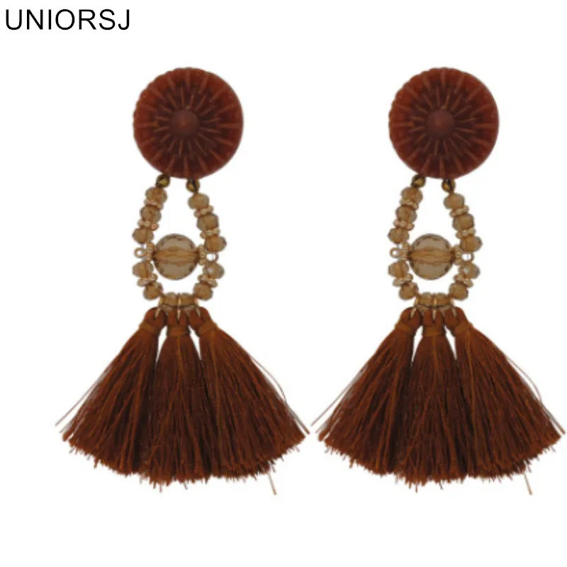 Women Boho Drop Dangle Fringe Earring Vintage Ethnic Statement Tassel Earrings Fashion Jewelry Charms | Украшения и аксессуары