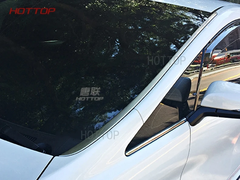 Переднее украшение лобового стекла для Toyota Alphard Vellfire Внешняя рамка