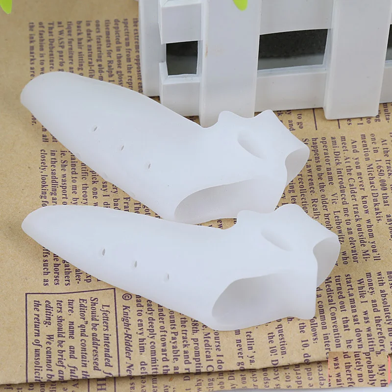 

10 Pairs Silicone Toe Finger Separator Toe Straightener Hallux Valgus Protector Corrector Hammer Daily Use Foot Care Pedicure