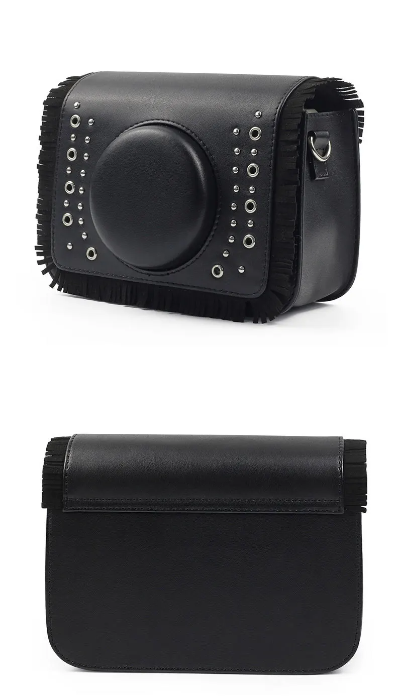 Для Fujifilm Instax Mini 9 8 8+ чехол с кисточкой мгновенная Камера сумка для камеры сумка на плечо для Instax mini 7s 70 90 Сумки