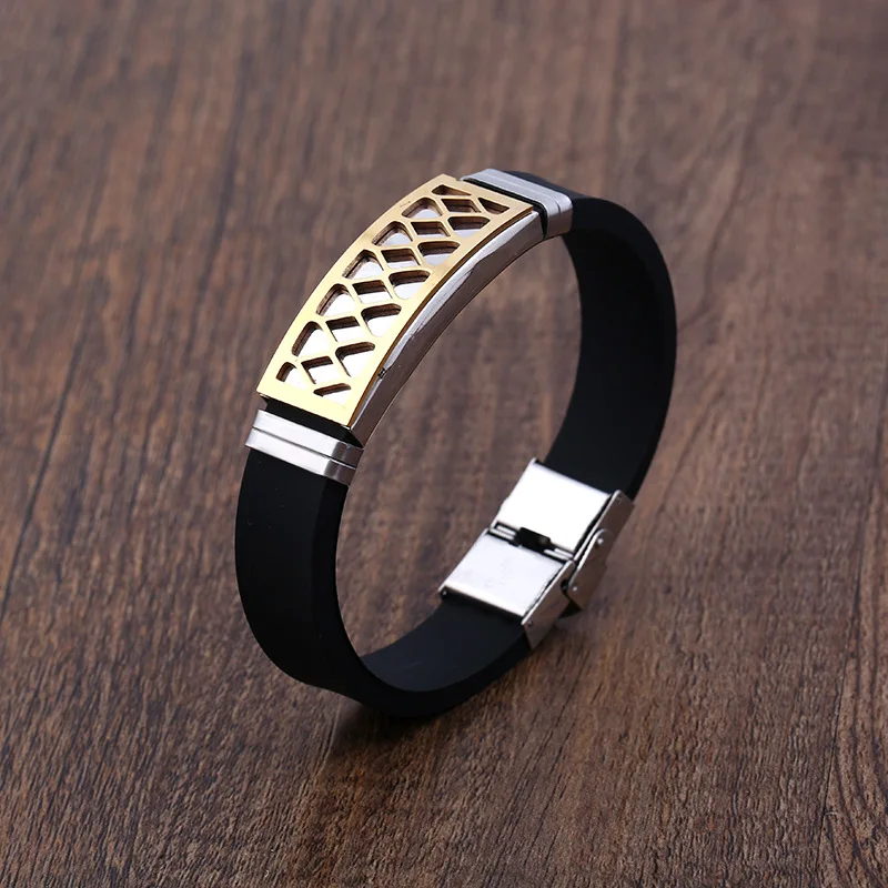 Network Model Pattern Stainless Steel Bracelets Lucky Wristbands Charm Brace Lace Women Men Christmas Gift | Украшения и