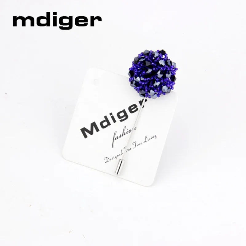 Mdiger модная Маргаритка цветок нагрудные булавки бисером цветочные мужские