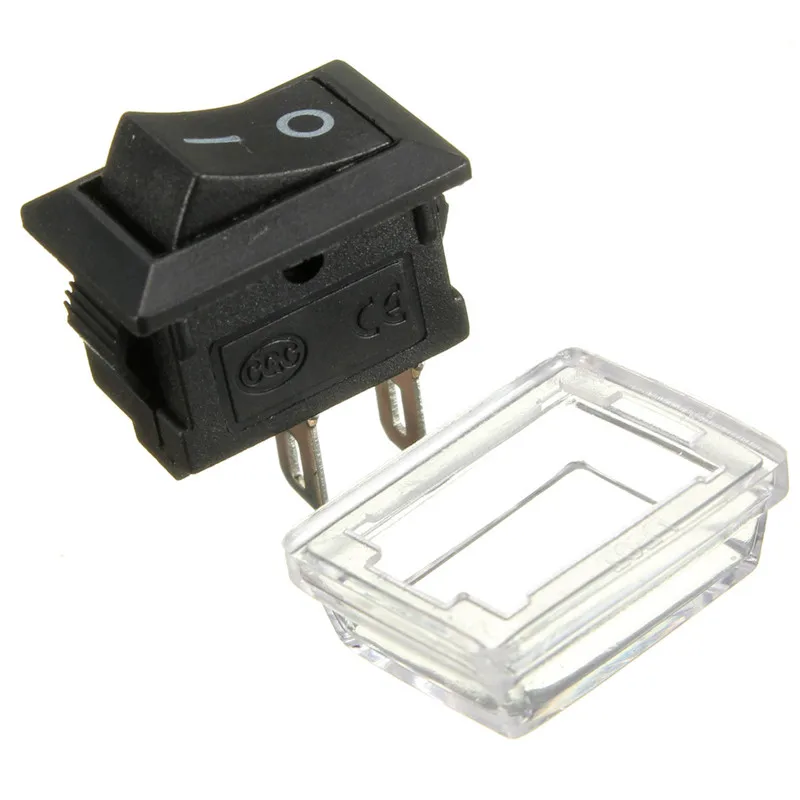 1/2/5 шт. 2 контактный прямоугольный водонепроницаемый кулисный переключатель +