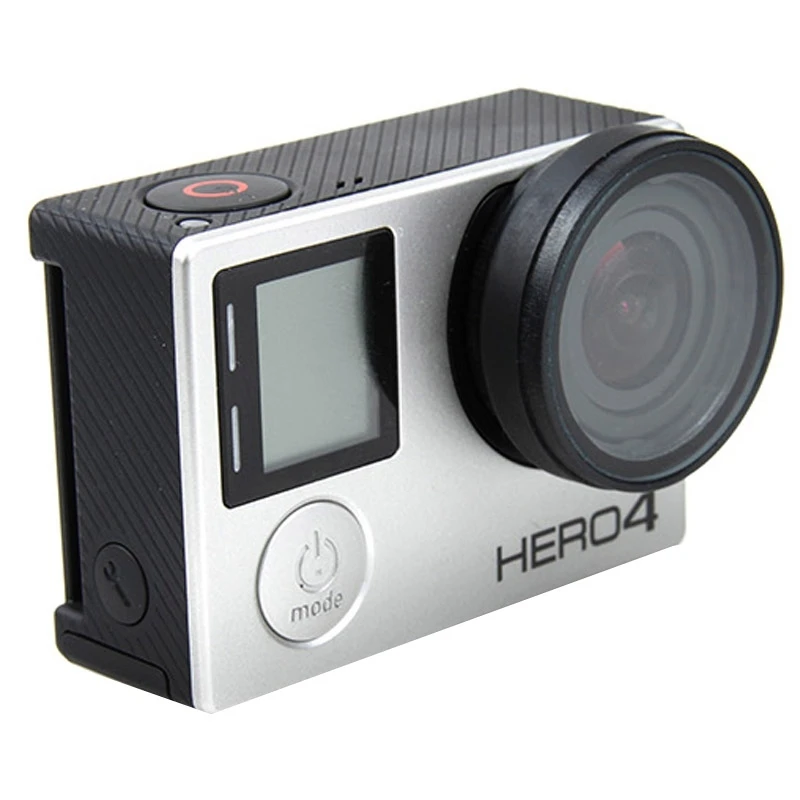 Чехол для объектива Go Pro UV крышка оптического стекла черный чехол HD GoPro Hero 4 / 3 + Edition