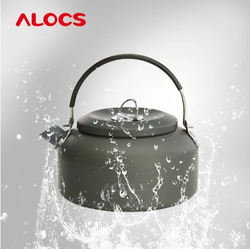 

ALOCS брендовый уличный чайник, ультра-светильник, маленький портативный 0.8л, высокое качество, для кемпинга, пешего туризма, кофейник, чайник