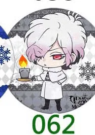 ZXFJXR 58 мм аниме DIABOLIK LOVERS Ayato Kanato Laito Shu Reiji Ruki значок круглая брошь булавки рюкзак деко - Окраска металла: 62