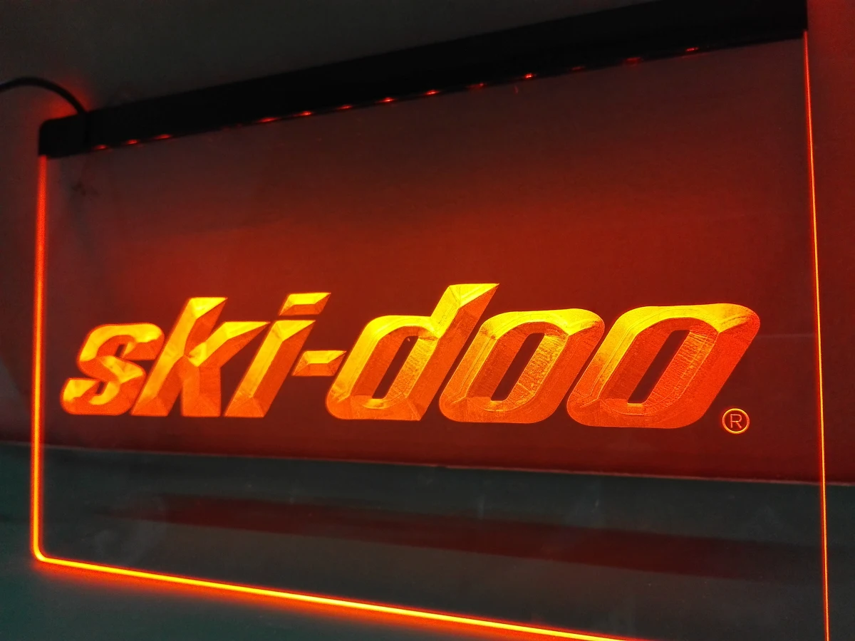 

LG155- ski-doo Snowmobiles Display NEW LED Neon Light Sign home decor crafts