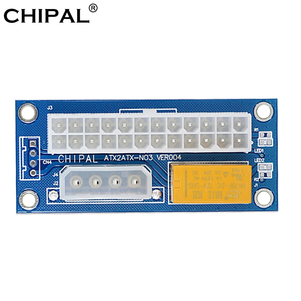 CHIPAL 100 шт. ATX 24 контакта на 4 IDE источник питания синхронизация кабель стартера