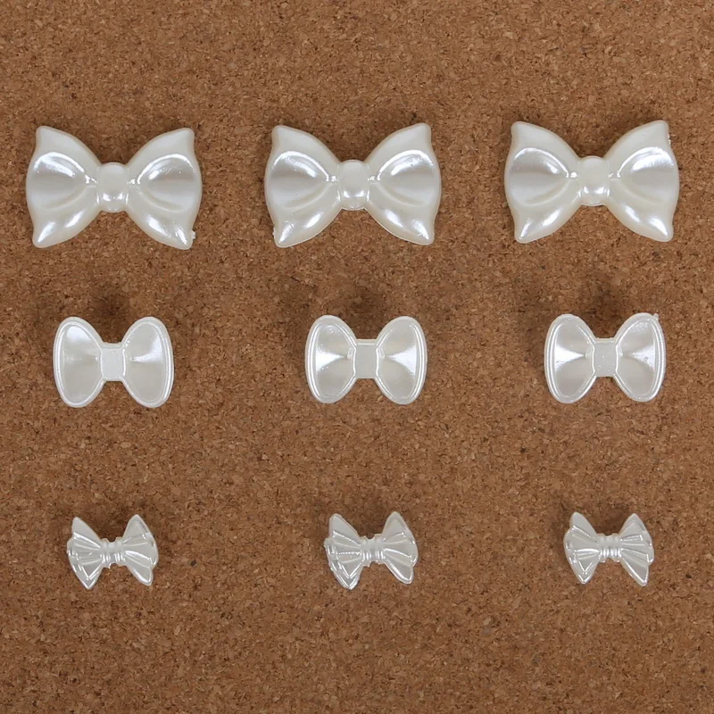 Бусины из АБС пластика для рукоделия 20 100 шт.|pearl beads|bow beadspearls beads ivory |