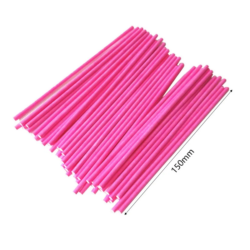 100pcs 150x3.5 mm Hoomall Пищевая силиконовая форма для торта, капкейков форма для леденцов лоток антипригарный помадка украшения торта инструмент лай поставки - Цвет: 100pcs 150x3.5 mm