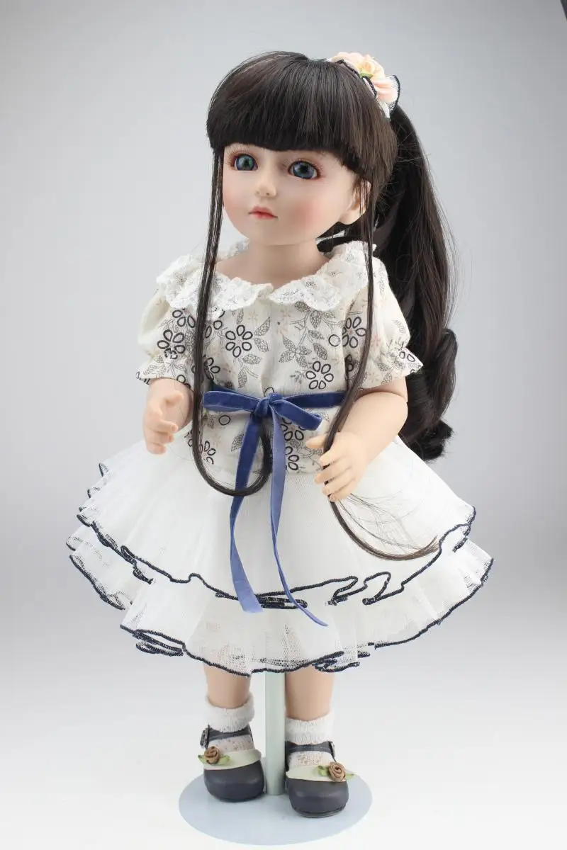 18 дюймовая шарнирная Кукла SD/BJD куклы Новорожденные игрушки 45 см раздавливающая SD
