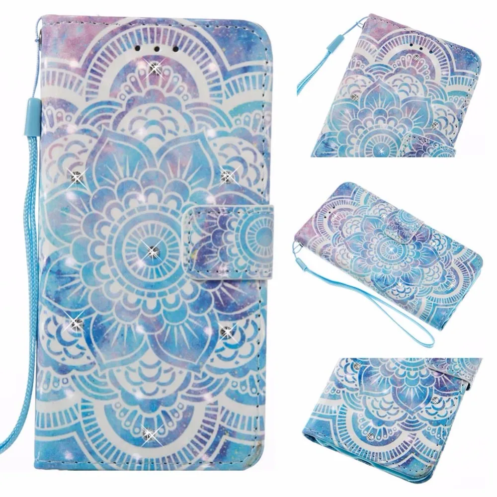 For Diamond Samsung A310 A3 2016 Case Wallet Cute Cat Stand Cases Cover Flip PU Leather Book Holder | Мобильные телефоны и