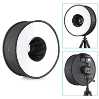 ring softbox difuser macro shoot soft box foldable speedlite flash light 45cm for dslr camera canon nikon sb910 sb900 sb800