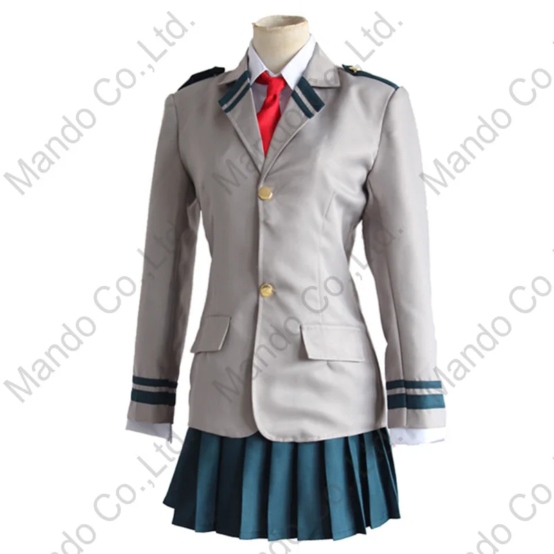 Костюм для косплея аниме Моя геройская Академия Чако урарака униформа девушек