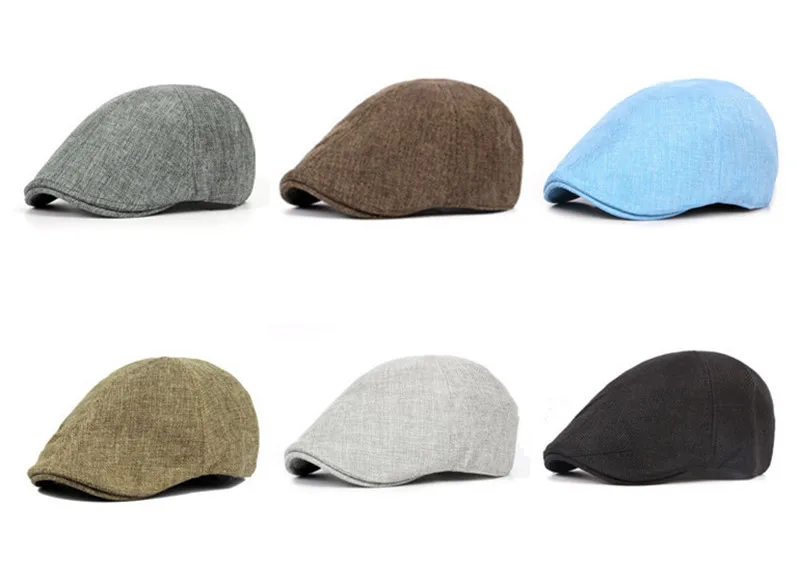 XdanqinX Summer Retro Men's Cap Ultra-thin Breathable Berets For Men Women Elegant Women's Flat Caps Beret Ladies Couple Hat New