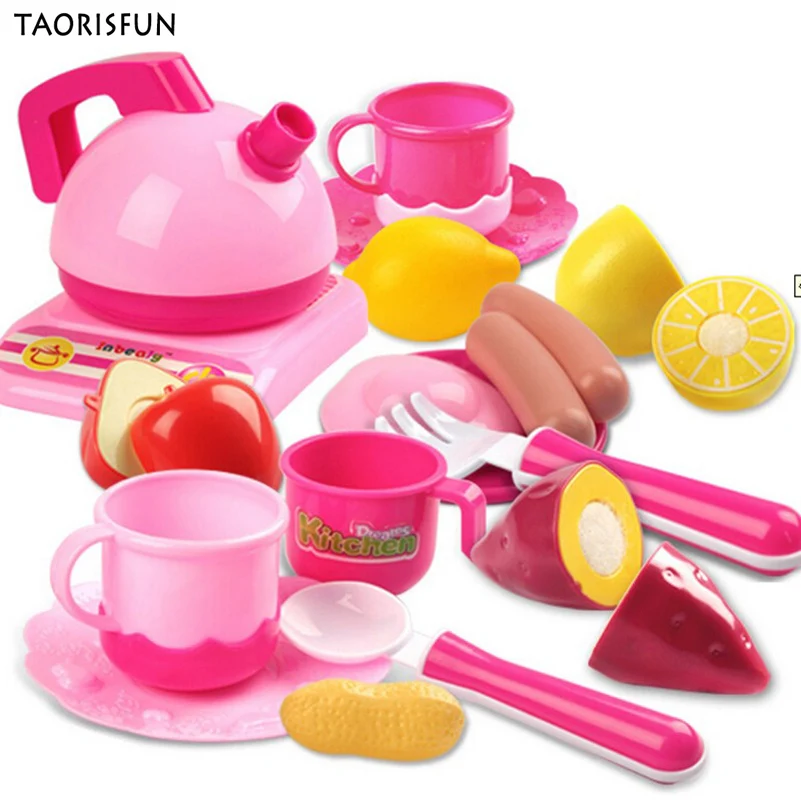TAORISFUN 46 шт./компл. мини детский кухонный набор игрушки кухня для детей ролевые