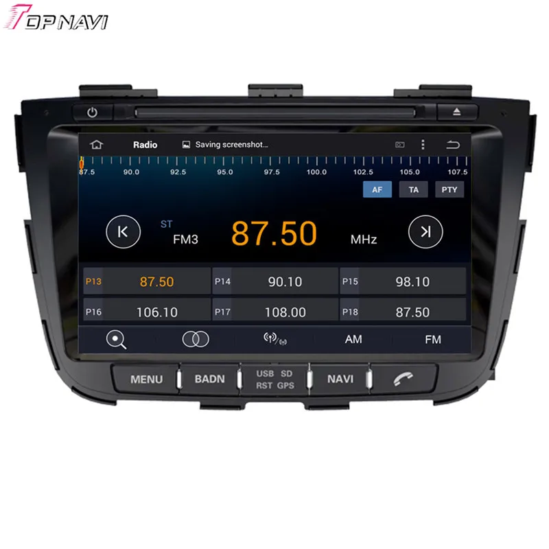 TOPNAVI 8 ''четырехъядерный Android 6 0 Автомобильный DVD-плеер для KIA SORENTO 2013-Авторадио