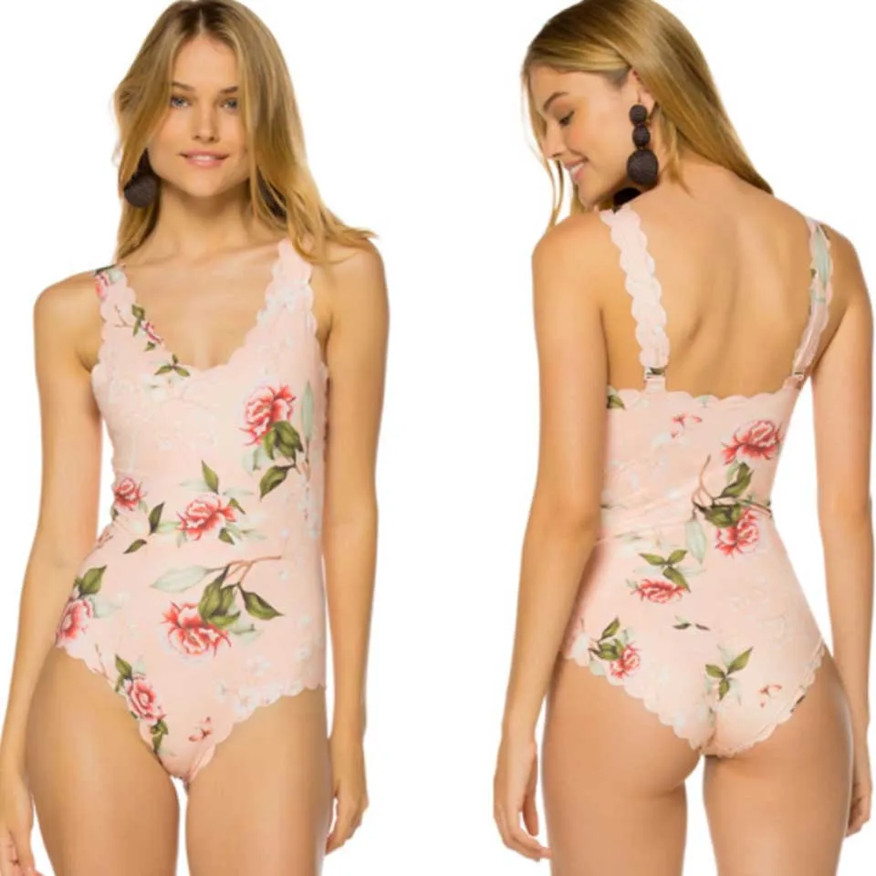 Женский купальный костюм KayVis винтажный с принтом в стиле ретро пляжная одежда