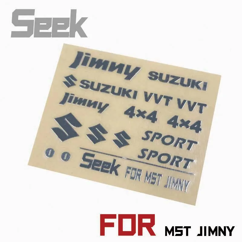 Металлический логотип для 1/10 RC CAR MST CFX JIMNY (SEEK)|Детали и аксессуары| |