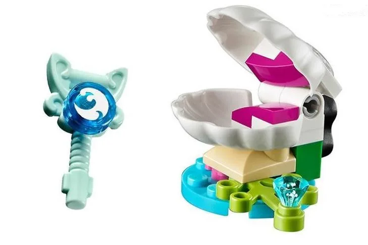 Bela Elves Naida's Epic Adventure Ship Building Kit Совместимость Legoingly 41073 игрушки для детей (311