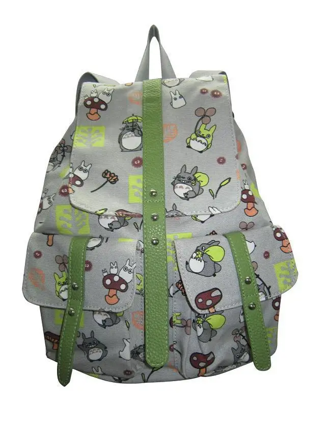 327#A Seven color My neighbor totoro backpack canvas bag printing leisure shopping shoulders female boy backpack/bag | Игрушки и хобби