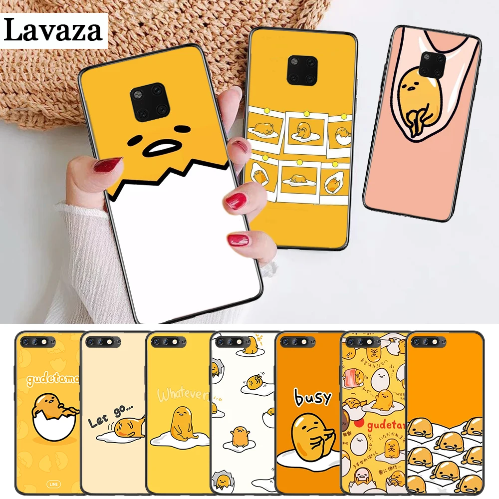 Новинка чехлы gudetama lazy egg силиконовый чехол для Huawei Mate 10 Pro 20 30 Lite Y5 Y6 Y7 Y9 Prime 2019 2018