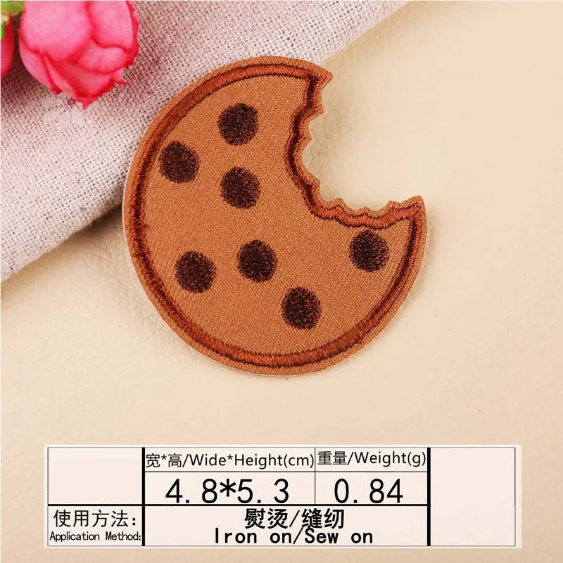 Патчи с вышивкой в виде Милого Животного и еды термоклейкие нашивки для