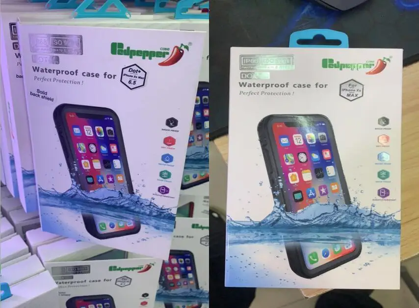 Для iphone 11 Pro Max Redpepper Водонепроницаемый IP69 подводный 2 м жизнь водонепроницаемые ударопрочный жесткий чехол для iphone XS Max X XR