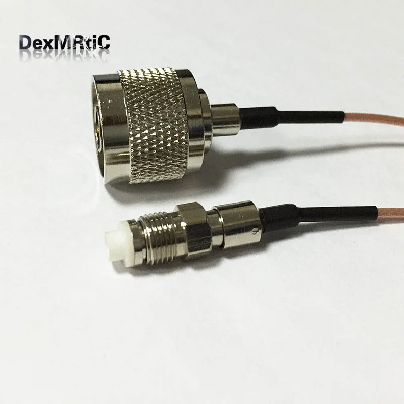 НОВЫЙ N Штекерный переключатель FME гнездовой разъем RF коаксиальный кабель RG178