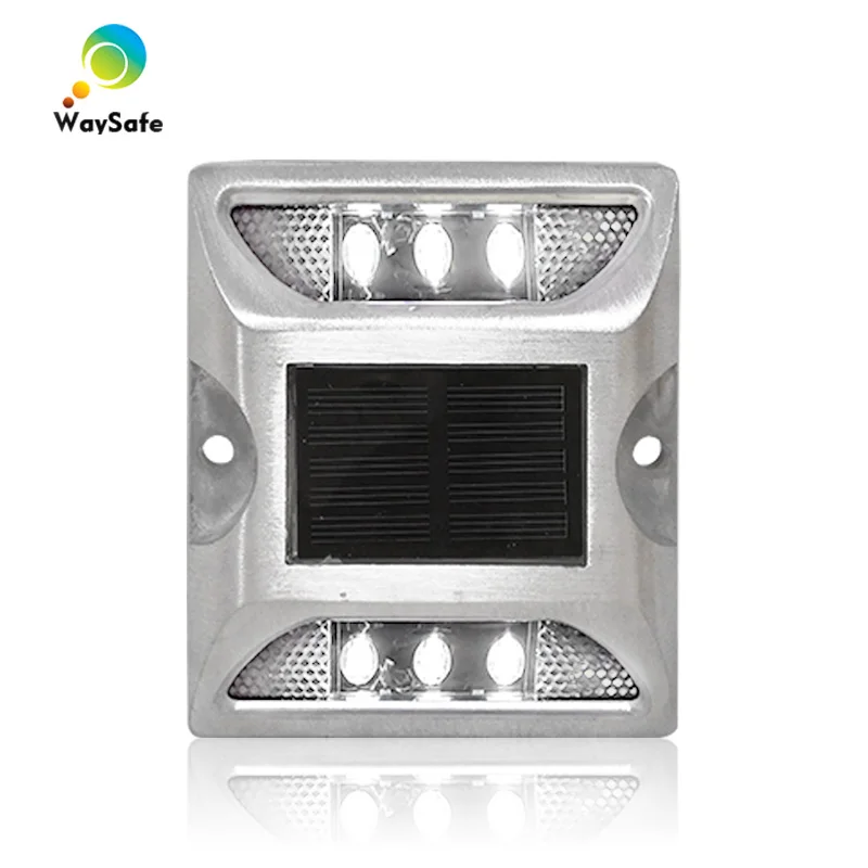 

Steady mode New design wholesale price waterproof white reflector aluminum solar power road stud