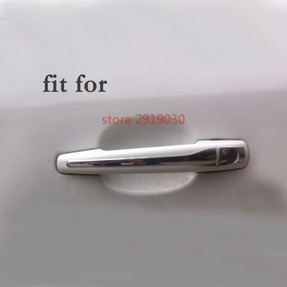 Car styling ABS Chrome Door Handle Cup Bowls Accessories fit for Peugeot Citroen C-Elysee | Автомобили и мотоциклы