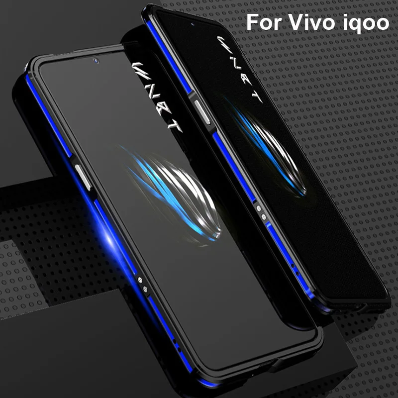 Роскошный бренд, алюминиевый металлический бампер для Vivo iqoo, металлические Чехлы, каркас колонны 6,41 '', чехол Vivoiqoo, оболочка