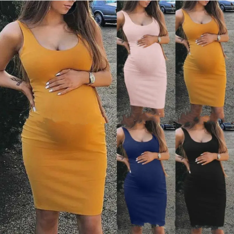 Одежда для беременных женская летняя без рукавов 2019 | Мать и ребенок