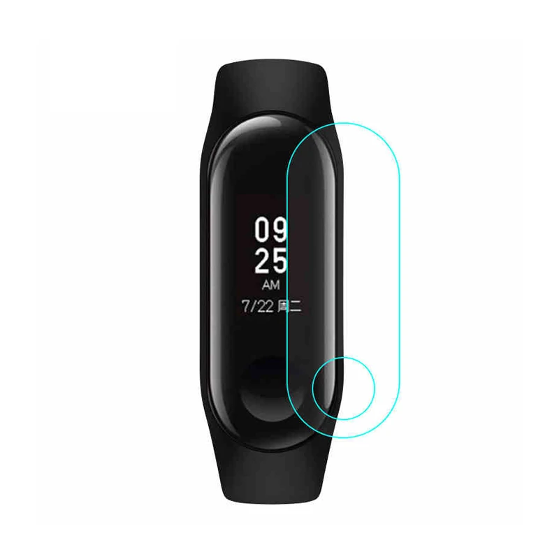 Защитная пленка для экрана mi Band 3 Xiaomi band мягкое не закаленное