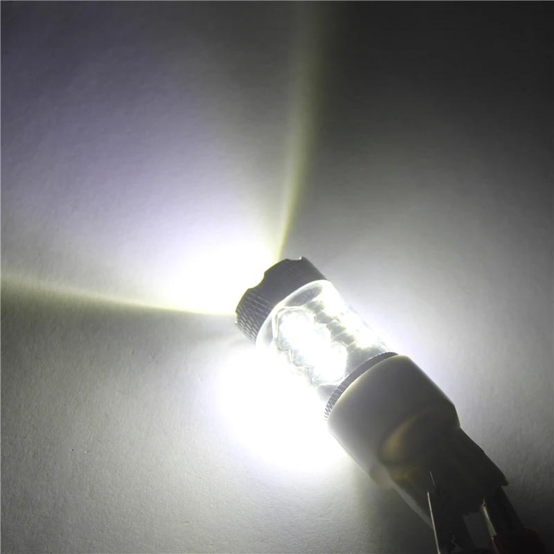 

Free Shipping 2pcs 80W 7440 7443 High power LED Backup Light T20 Car tail Reversing Light Bulb turn Signal DRL Lamp Brake Lights