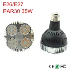 Высокое качество PAR30 35 Вт Светодиодный прожектор E26 E27 LED Крытый свет AC85V-265V Теплыйестественныйхолодный белый светодиодные лампы