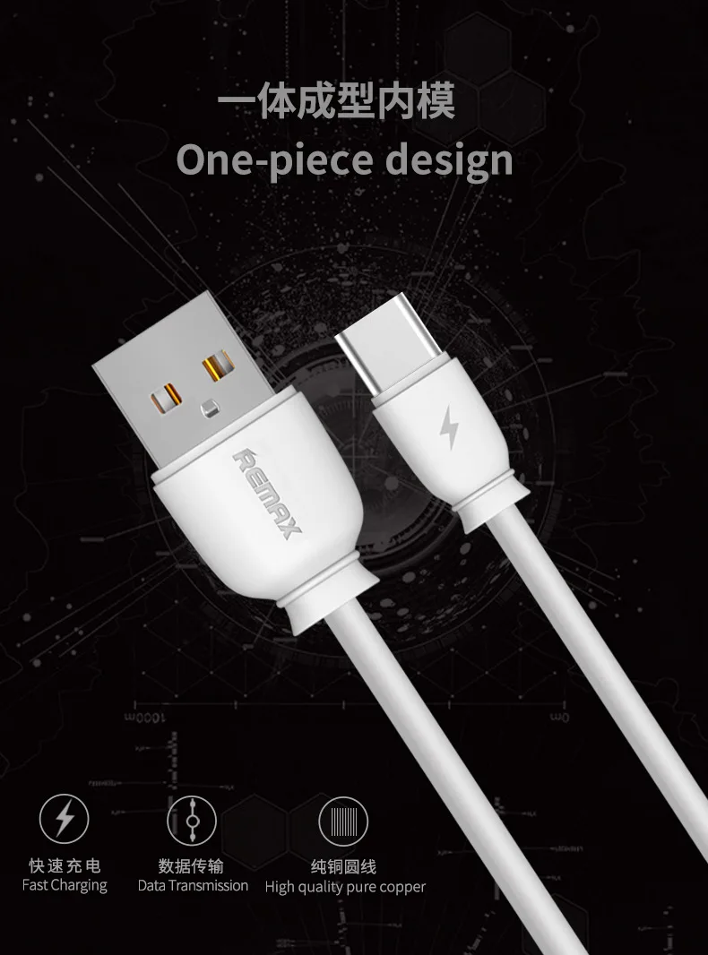 Remax Lesu 2.4A Быстрая зарядка type C USB кабель синхронизации данных для huawei p20 p30 pro p smart mate 20 P10 Honor 9 Lite 7A nova 3e