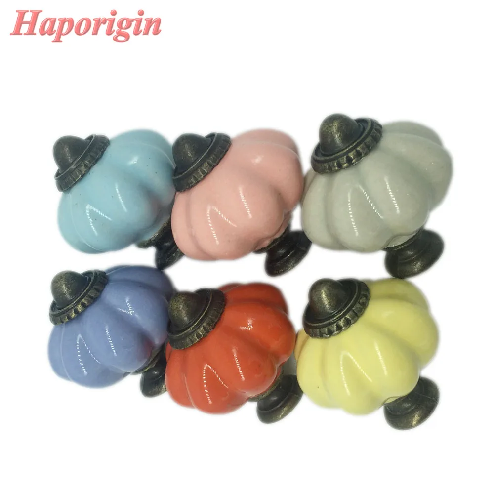 2 шт. ручки для шкафа в виде тыквы|dresser pulls|knob wardrobeceramic cabinet handle |