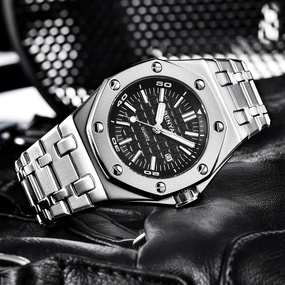 BENYAR часы мужские роскошные Marque montres mode pour homme кварцевые Hommes montre de sport Relogio Masculino