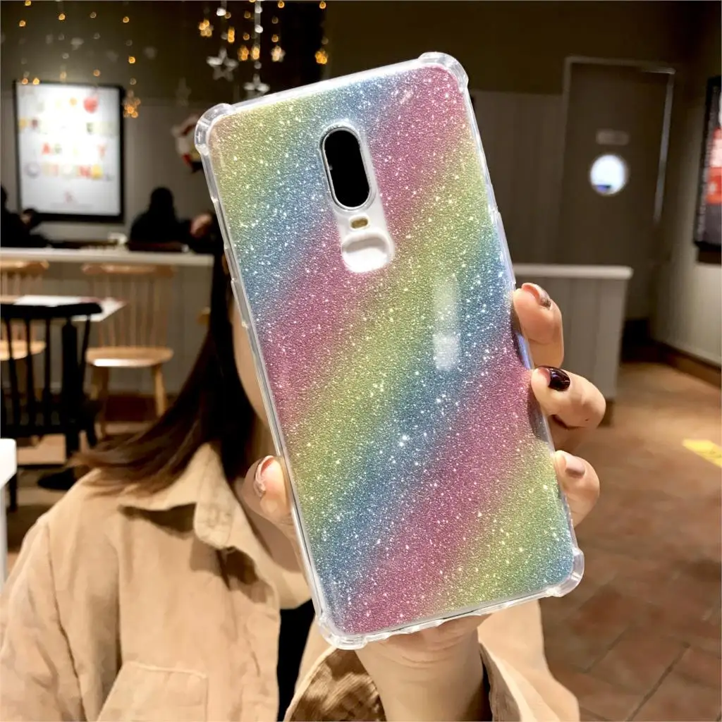 Защитный чехол Rainbow Shining для OnePlus 6 6T 5T LG G6 G7 Q6 V10 V20 V30 Sony XA XA2 Ultra Meizu M3 M5 Note M5S M5C M6T |