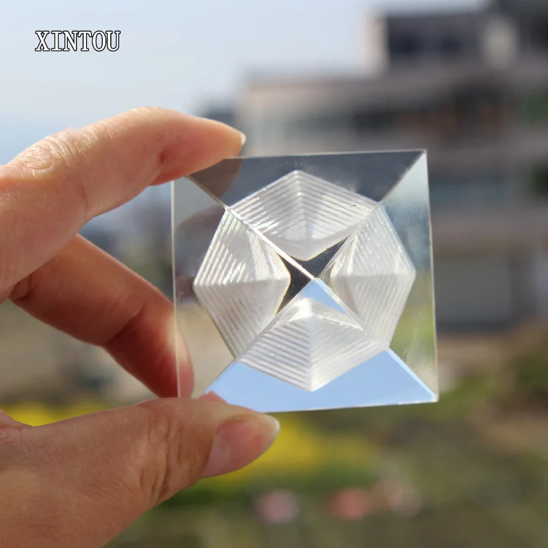 XINTOU 3D кристалл египетская Пирамида Paperweight 4 см Древняя модель здания фэн шуй