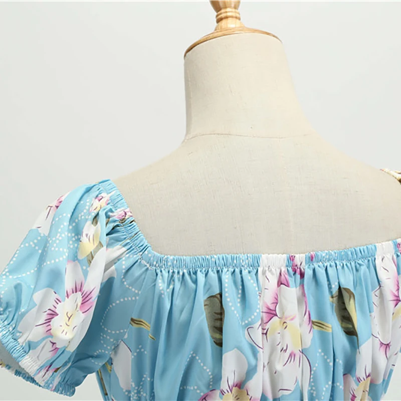 Kostlich 2019 Новое готический Цветок платье с принтом летнее квадратным воротником и