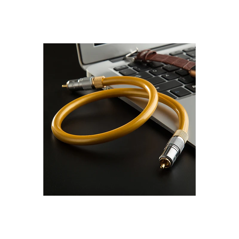 Цифровой коаксиальный аудиокабель WinAqum профессиональный кабель RCA 75 Ом с