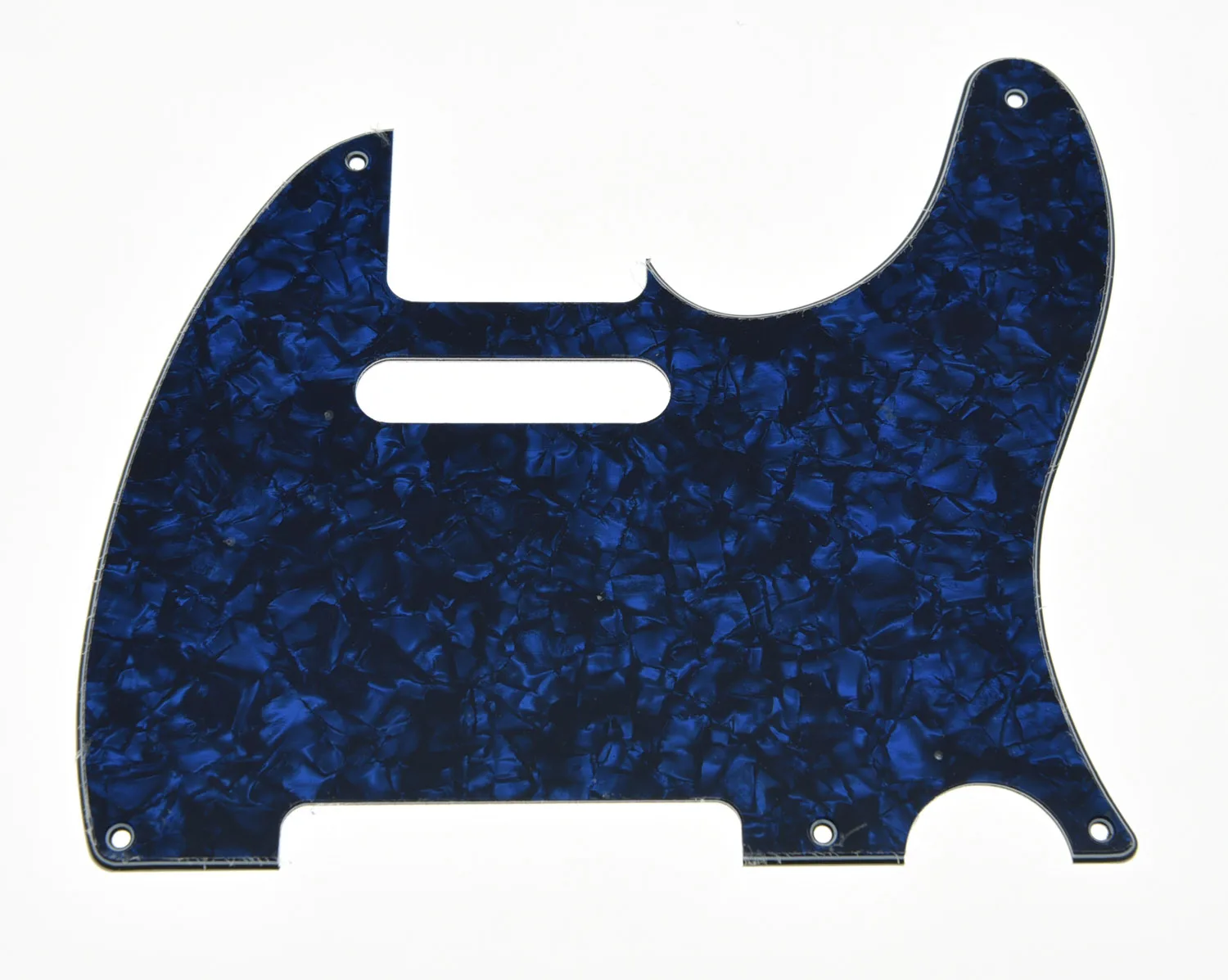 

KAISH Vintage 5 Hole TL Style Guitar Pickguard Blue Pearl Fits TL 3 Ply