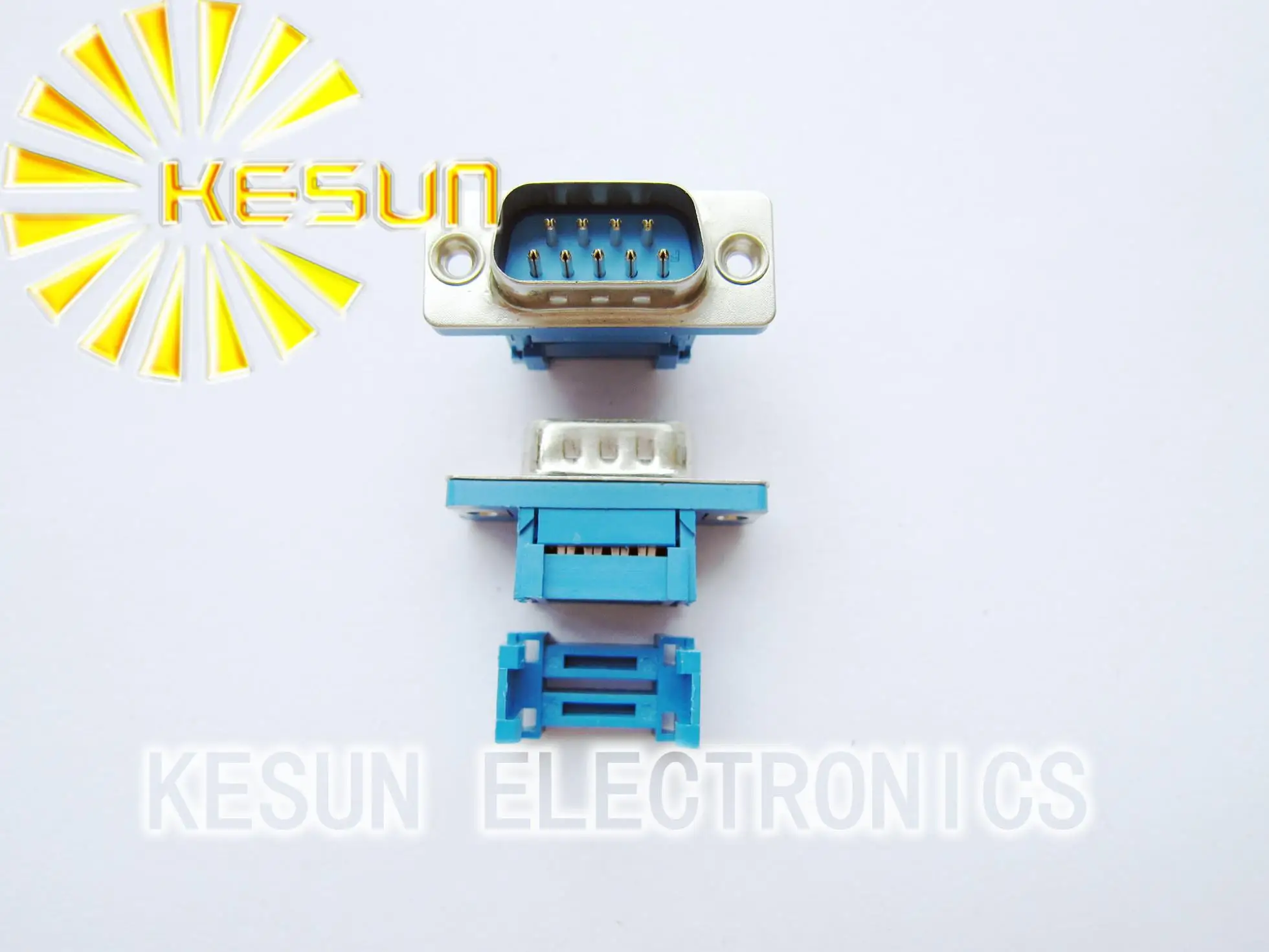 

100 шт./лот DIDC-9P IDC Тип 9P 9Pin мужской последовательный разъем D-Sub