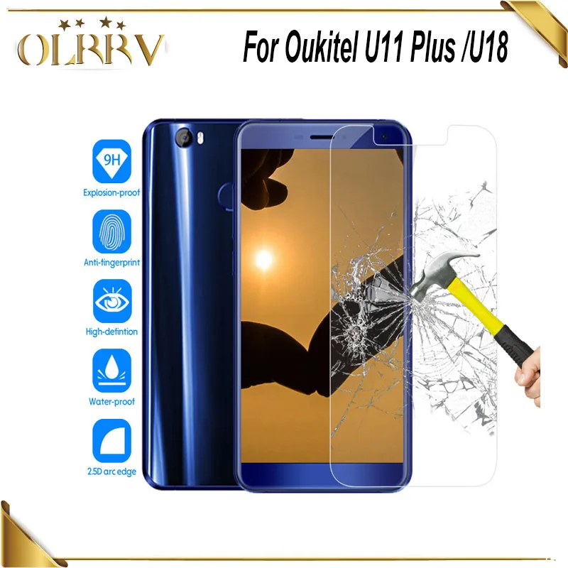 5 7 дюймов для Oukitel U11 Plus закаленное Стекло спереди Экран Защитная пленка 85 U18