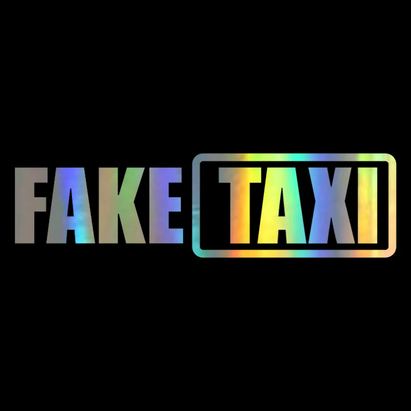 Автомобильные виниловые наклейки 18*4 8 см такси модные на автомобиль забавные 3D и