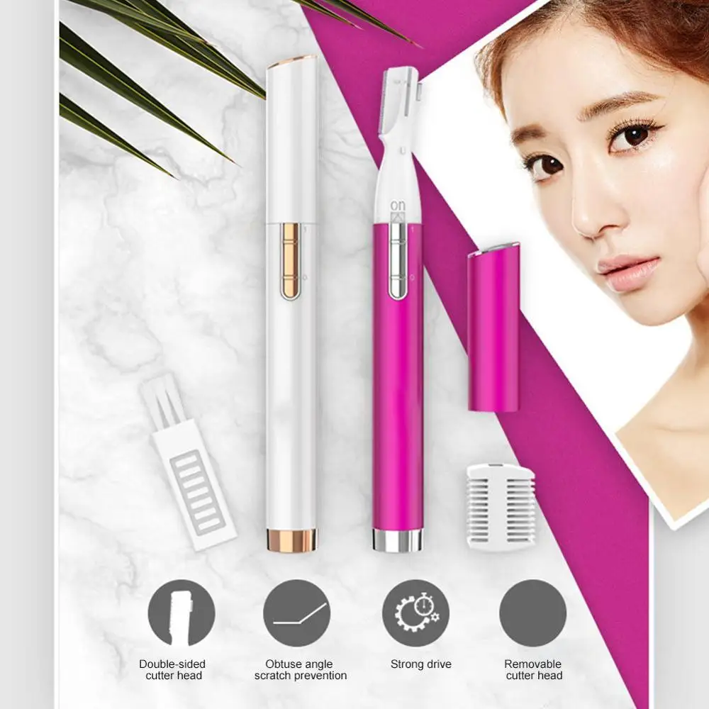 Электрический триммер для бровей Эпилятор USB Перезаряжаемый Sourcil устройство