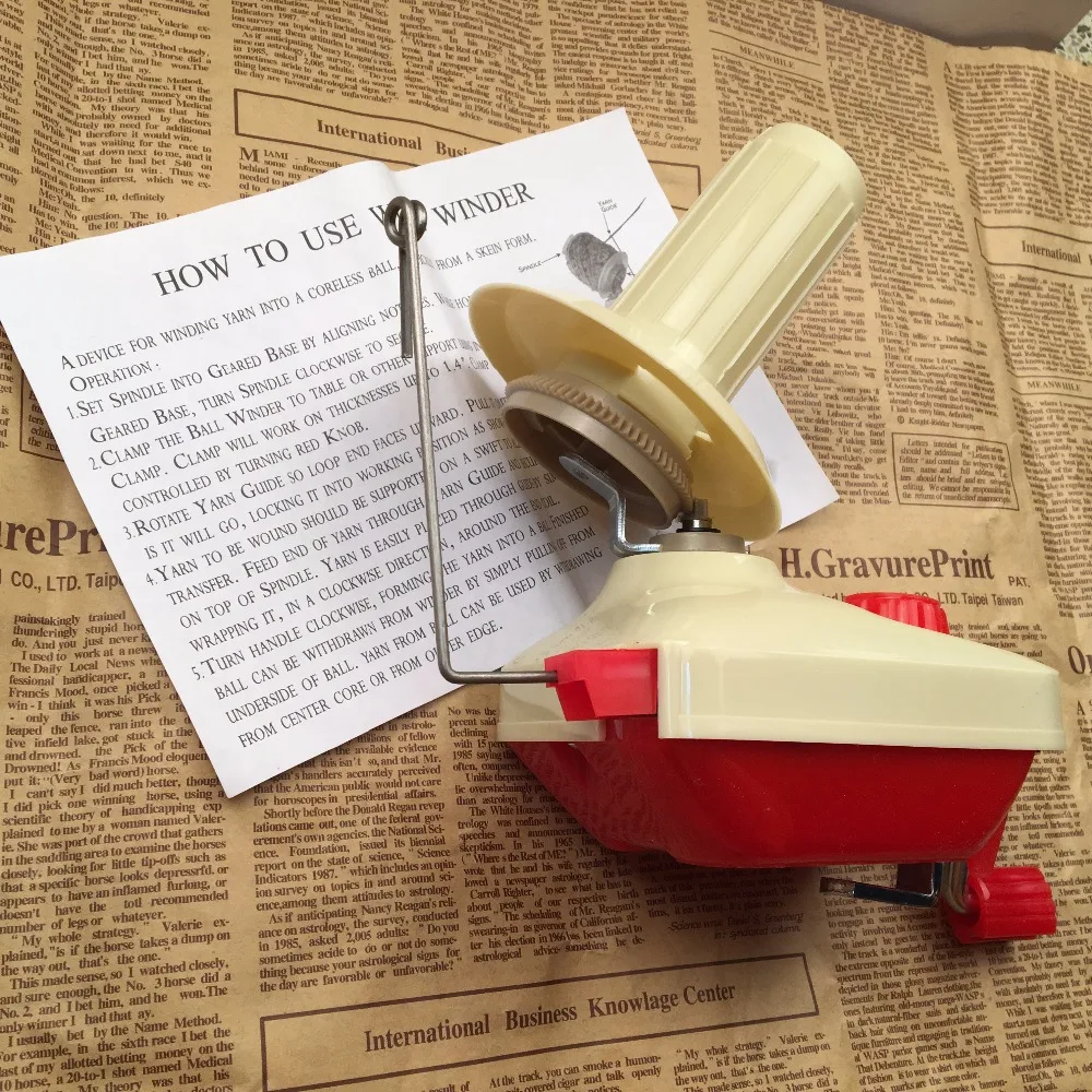 Высококачественный ручной держатель для намотки шерсти швейный инструмент